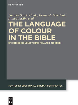 cover image of The Language of Colour in the Bible